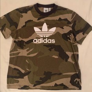Adidas men camo shirt